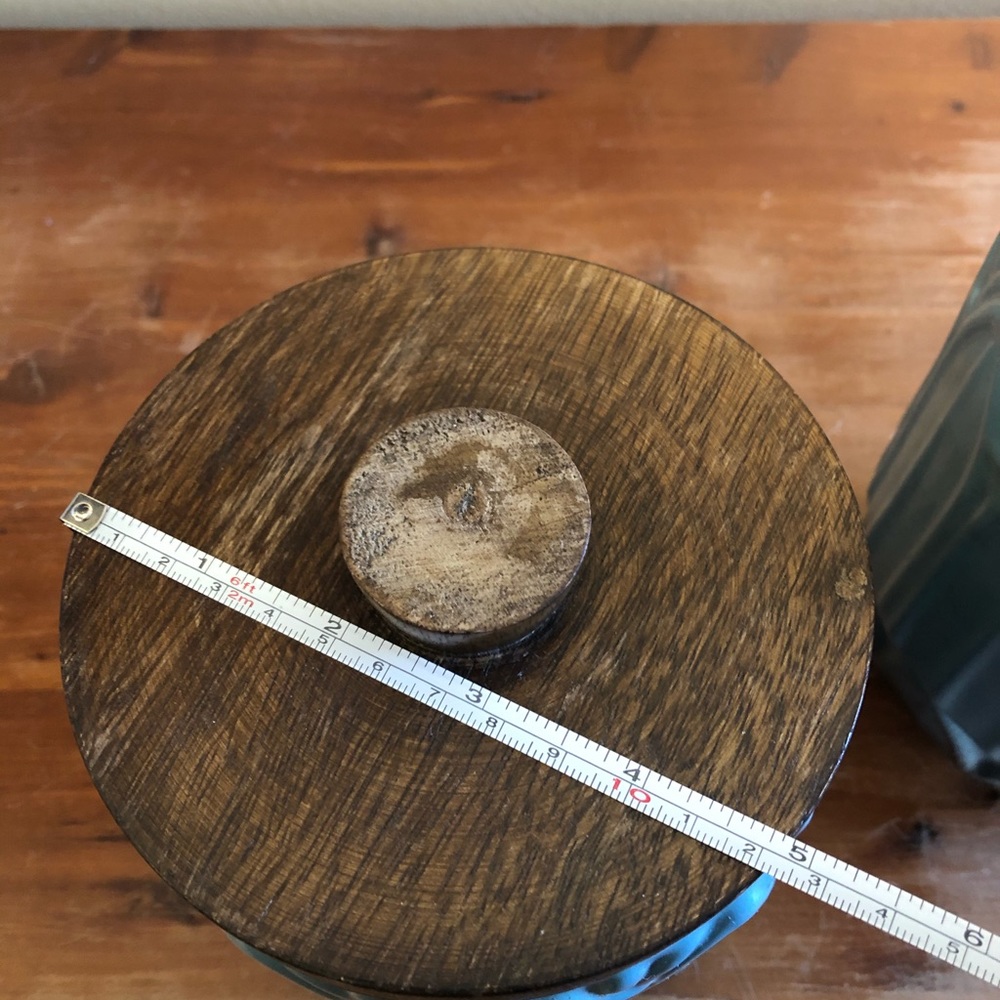 Pier 1 Blue Ombré Ceramic Canister - Picture 7 of 8